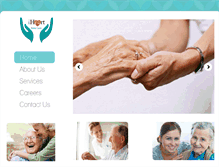 Tablet Screenshot of ihearthomecare.com